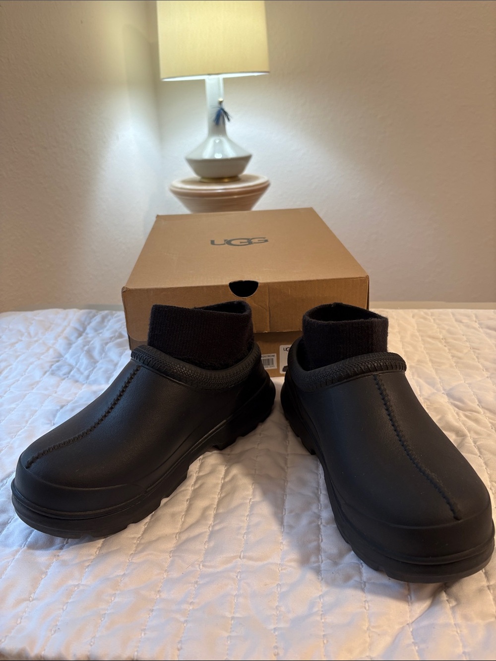 UGG Women’s Waterproof Tasman X Black Slip-On Clog